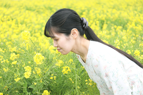 光を操る｜曇天｜菜の花ポートレート｜菜の花の撮り方｜初心者でも映えるコツとおすすめ構図