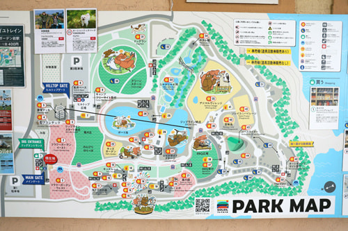 ソレイユの丘・園内マップ