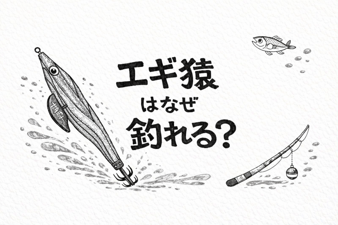 餌木猿はなぜ釣れる？