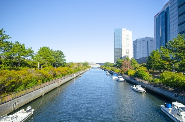 幕張海浜公園(浜田川河口、幕張の浜)