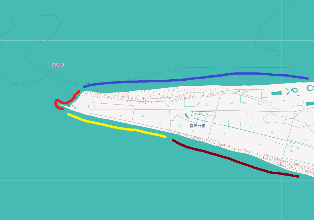 富津岬(富津海岸)