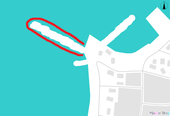 龍島港(竜ヶ崎堤防)